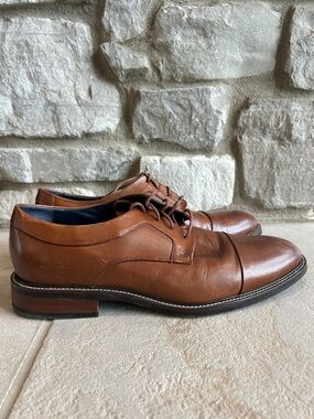 Cole Haan Men's Cognac Leather Oxfords